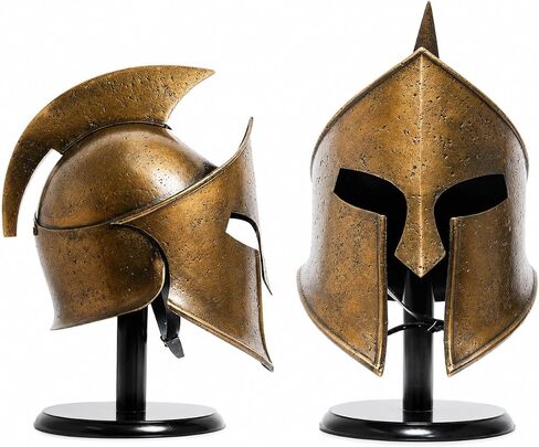 THOR INSTRUMENTS Medieval Antique Bronze Ancient Armor Knight 300 Movie Spartan Helmet Rustic Vintage Home Decor Gifts in Kuwait