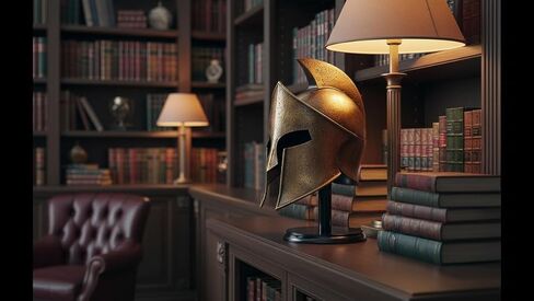 THOR INSTRUMENTS Medieval Antique Bronze Ancient Armor Knight 300 Movie Spartan Helmet Rustic Vintage Home Decor Gifts in Kuwait