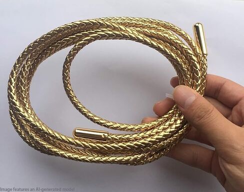 Golden Cosplay Rope Lasso of Truth Cosplay Prop - Non-Functional Rope Whip for Halloween, Comic-Con & Costume Accessories (Diana Prince) in Kuwait