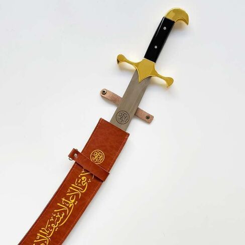 36.6-inch Stainless Ottoman Kilij Sword,Steel Arabian Sword Suitable for Halloween Costumes, Gifts, Adult Accessories, Turkish Sword with Scabbard in Saudi Arabia