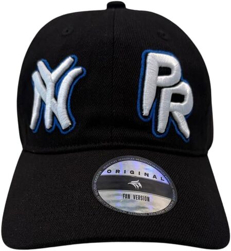 PR NY Trucker Hat for Men & Women – Premium Cotton Blend Adjustable Cap | NY PR Embroidery | Casual Outdoor Headwear in Saudi Arabia