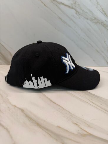PR NY Trucker Hat for Men & Women – Premium Cotton Blend Adjustable Cap | NY PR Embroidery | Casual Outdoor Headwear in Saudi Arabia