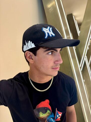 PR NY Trucker Hat for Men & Women – Premium Cotton Blend Adjustable Cap | NY PR Embroidery | Casual Outdoor Headwear in Saudi Arabia