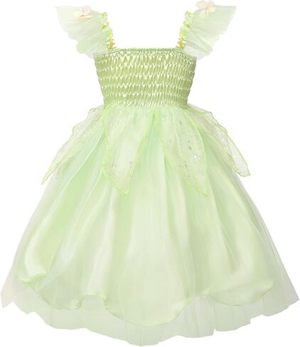 JerrisApparel Girls Fairy Costume Dress Butterfly Tulle Skirt Birthday Party Outfit in Kuwait