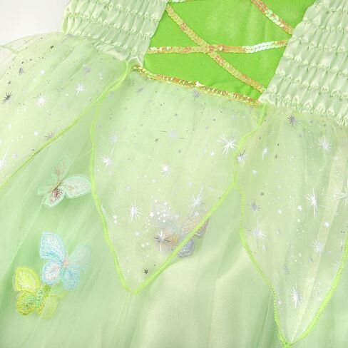 JerrisApparel Girls Fairy Costume Dress Butterfly Tulle Skirt Birthday Party Outfit in Kuwait