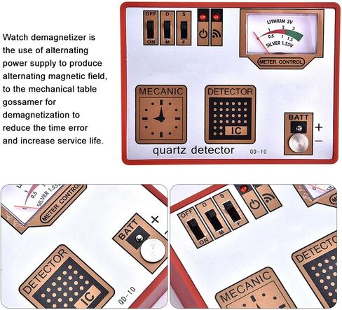 Gonetre Demagnetizer Timegrapher ساعة إزالة المغناطيسية/قياس البطارية/النبض/آلة اختبار الكوارتز in Kuwait