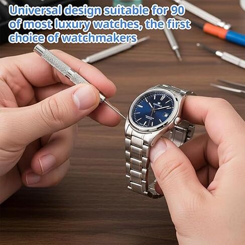 6 PCS Spring Bar Tweezers, Watch Band Tool Set, Professional Watch Spring Bar Tool for Strap Replacement and Bracelet Adjustment (1mm/0.9mm/0.8mm/Single Head/Double-Headed) in Saudi Arabia