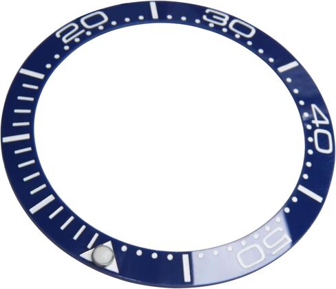 38.0 * 30.6mm Ceramic Bezel Compatible with Omega Seamaster Planet Ocean 007 41mm Automatic Watch in Kuwait