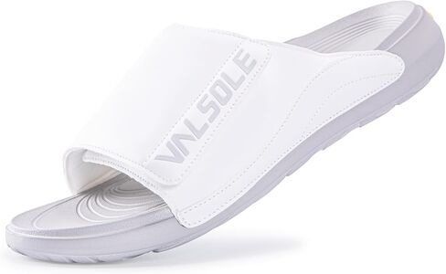 VALSOLE Heavy Duty Support Orthotics Sandals for Women Men,Plantar Fasciitis High Arch Support Flat Feet Orthotic slippers,Comfort Adjustable House Outdoor Sandals,Absorb Shock with Every Step in Saudi Arabia