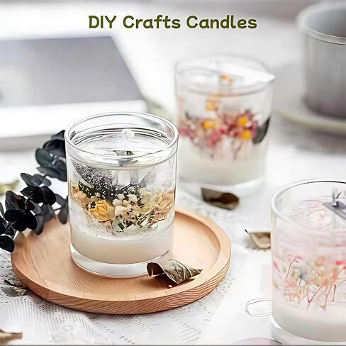 مجموعة الزهور المجففة، 2 صندوق من الزهور المجففة الطبيعية DIY الزهور المجففة المختلطة للفنون والحرف اليدوية والشموع والمجوهرات الراتنج وبطاقات قلادة الأظافر وسجل القصاصات لتزيين المنزل والزفاف in Kuwait