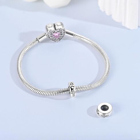 Clip Stopper Beads for Bracelets 925 Sterling Silver, Compatible with Pandora & European Charm Bracelets Clip Charm Bead for Bracelet Gift for Women(Cross Charms) in Saudi Arabia