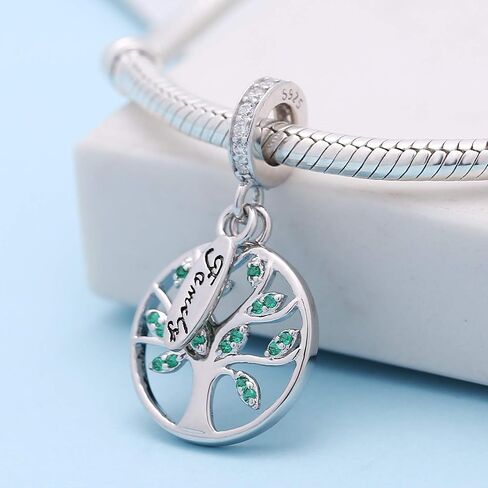 SOUKISS Family Tree of Life Charms 925 فضة حب العائلة المتدلية الخرز لسوار باندورا (متدلية) in Kuwait