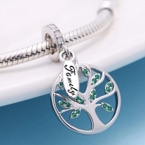 SOUKISS Family Tree of Life Charms 925 فضة حب العائلة المتدلية الخرز لسوار باندورا (متدلية) in Kuwait
