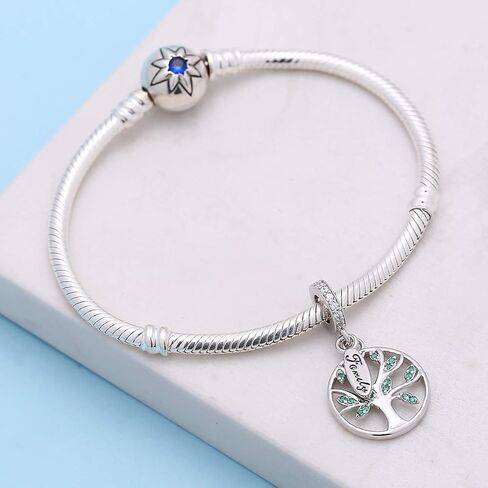 SOUKISS Family Tree of Life Charms 925 فضة حب العائلة المتدلية الخرز لسوار باندورا (متدلية) in Kuwait