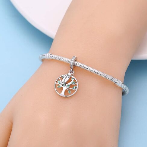 SOUKISS Family Tree of Life Charms 925 فضة حب العائلة المتدلية الخرز لسوار باندورا (متدلية) in Kuwait