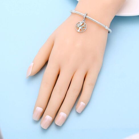 SOUKISS Family Tree of Life Charms 925 فضة حب العائلة المتدلية الخرز لسوار باندورا (متدلية) in Kuwait