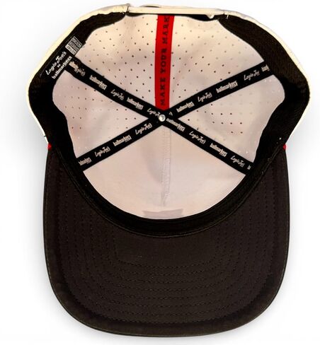 Logie Joe's Pocket Aces Golf Hat | Snapback Cap | Built-in Magnetic Ball Marker Holder + Marker Included | Adjustable Gray & Black in Saudi Arabia
