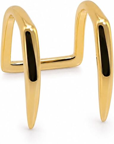 Faux Diamond Shaped Lip Ring No Piercing Required, Clip-On Geometric Lip Jewelry for Women Men, Silver Gold Fake Lip Ring for Daily Wear & Cosplay in Saudi Arabia