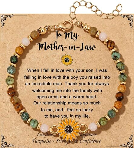 Sunflower Gifts for Women, Gifts for Women Bracelet, Symbol of Positivity Strength and Love, Inspirational Sunshine Jewelry, Birthday Christmas Thank You Gift, Friends Daughter Coworkers in Saudi Arabia