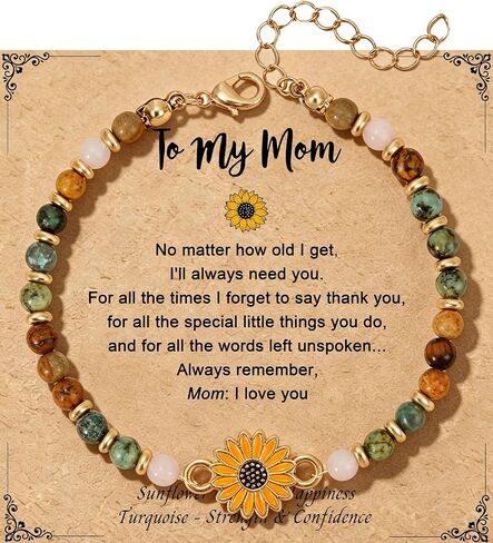Sunflower Gifts for Women, Gifts for Women Bracelet, Symbol of Positivity Strength and Love, Inspirational Sunshine Jewelry, Birthday Christmas Thank You Gift, Friends Daughter Coworkers in Saudi Arabia