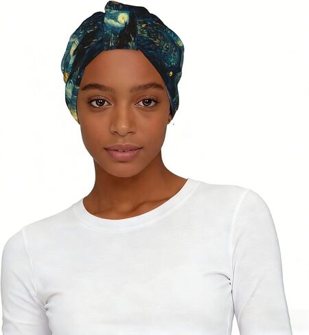 Headscarf Beanie, Turbans Cap, Lady Elastic Headscarf Hat, Pre Tied Head Cover Bonnet for Women in Saudi Arabia