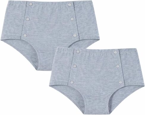 2 Pack Women's Tearaway Underwear, Adaptive Post Surgery Underwear with Side Snap in Saudi Arabia