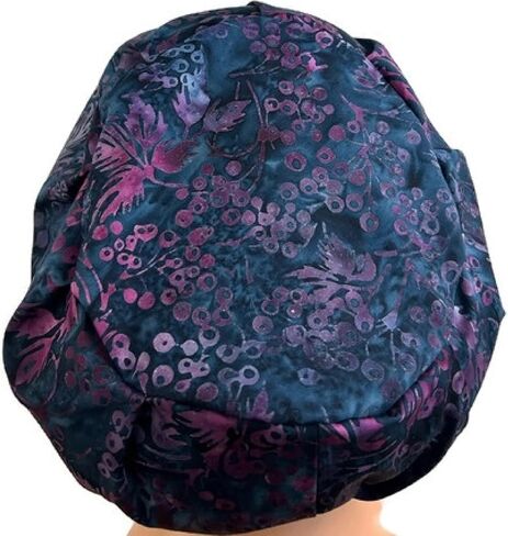 DK Scrub Hats, Surgical Cap for Nurses, Blue Hospital Bouffant, Uniform Head Cover, Berry Crush in Kuwait