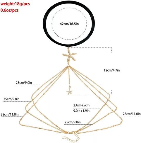 Starfish Mermaid Shell Waist Chain for Women Adjustable Starfish Seashell Pearl Body Chain Starfishes Shell Belt Chains Sexy Bikini Belly Chains Starfishes Arm Cuff Summer Beach Mermaid Costume Accessories in Saudi Arabia