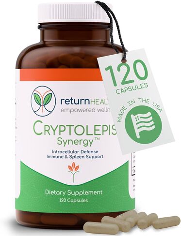 Cryptolepis Synergy, Immune Support Vitamins, Immune System Booster for Adults, Liver, Lymphatic, & Immune Support Supplement, Supports Lyme & Natural Parasite Defense, 120 Capsules in Saudi Arabia