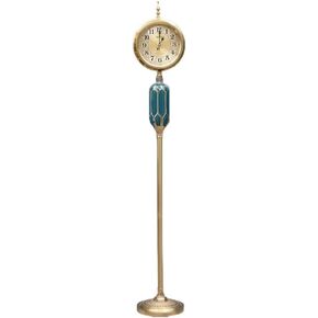 European Floor Vintage Clock Time Living Room Decoration High Standing Mute Sweep Stopwatch Home Decor in Saudi Arabia