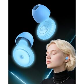 Hopihe Concert Ear Plugs, Glow in The Dark Reusable Silicone Earplugs, 25dB SNR Noise Reduction, High Fidelity Ear Plugs for Concerts, Festivals, Raves, Sleep, Travel, Study, Work, Blue in Saudi Arabia