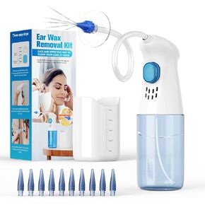 Ear Wax Removal Kit, Ear Wax Removal for Home Use, Gentle and Effective Ear Cleaner, Easy to Use Ear Cleaning Kit, Ear Flushing Kit for Adults in Kuwait
