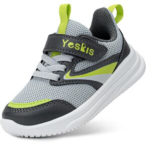 YESKIS Toddler Sneakers Boys Girls Tennis Shoes | Kids Breathable Mesh Lightweight Slip On Athletic Running Shoes Toddler and Little Kid in Saudi Arabia