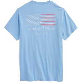 Vineyard Vines Men's Drift Dye Surf Minimal Flag Short-Sleeve Pocket Tee in Saudi Arabia