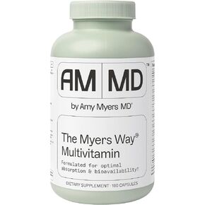 Amy Myers MD The Myers Way Multivitamin - Supports Healthy Immune, Thyroid & Adrenal Function - Gluten-Free, Non-Dairy & Iron Free Healthcare Supplement in Saudi Arabia