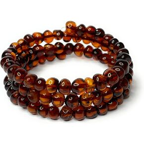 Natural Baltic Amber Women's Bracelet. Natural Amber Bracelet for Adults.Handmade Amber Beads Bracelet. in Saudi Arabia