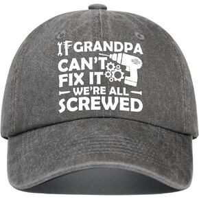 Grandpa Gifts, Birthday Gifts for Grandpa, Christmas Fathers Day Cool Grandfather Gift, Adjustable Grandpas Hat in Saudi Arabia