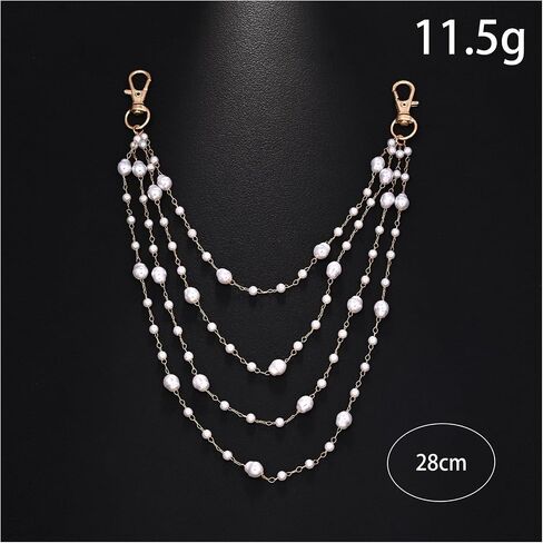 Layered Pearl Arm Chain Jewelry,Adjustable Bra Shoulder Chain,Pearl Lingerie Straps,Wedding Bridal Dress Underwear Chain for Women Backless Party, Prom, Beach in Kuwait