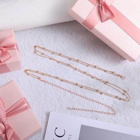 Adjustable Waist Chains for Women, Waterproof Simple Gold Waist belly Chain Sexy Bikini Waists Chain Belt for Summer Beach Friend Gifts in Saudi Arabia