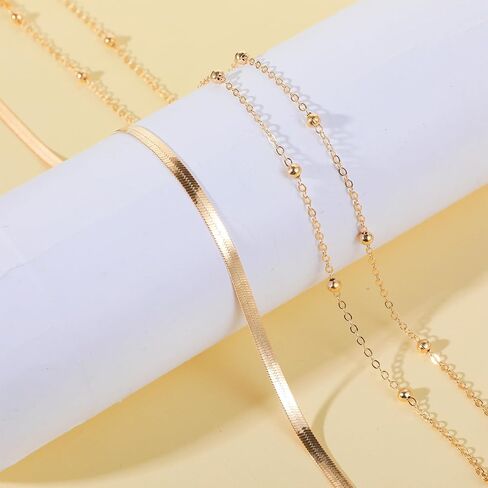 Nogeqi 2 Pcs Gold Body Chain with Pearl,Belly Chains for Women, Gold Waist Chain,Bra Chains Lingerie Summer Bikini Bodychain Trendy Sexy Stomach Jewelry Sexy Beach Accessories in Kuwait