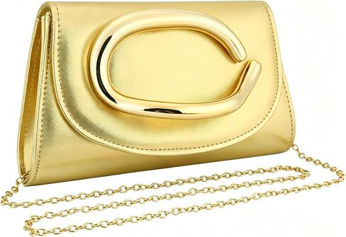 YYW Clutch Purse for Women Leather Purse Handbags with Chain Crossbody Bag Evening Bag for Wedding Party Prom Bridal in Kuwait