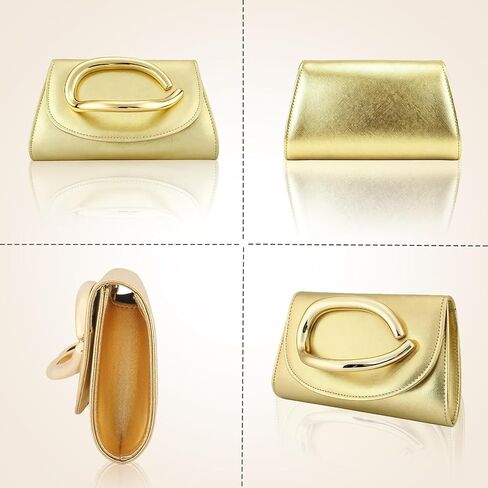 YYW Clutch Purse for Women Leather Purse Handbags with Chain Crossbody Bag Evening Bag for Wedding Party Prom Bridal in Kuwait