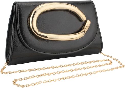 YYW Clutch Purse for Women Leather Purse Handbags with Chain Crossbody Bag Evening Bag for Wedding Party Prom Bridal in Kuwait