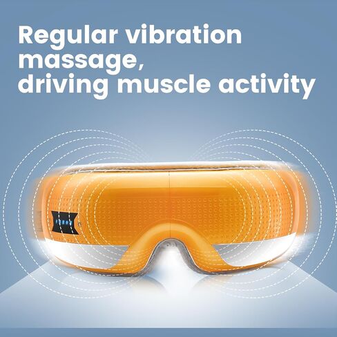 Eye Massager for He,Dry Eyes,Dack Circles and Puffiness. Eye Mask Massage with Heat.Migraine Relief Products.Valentines Day Gifts for Women Men Him Her in Saudi Arabia