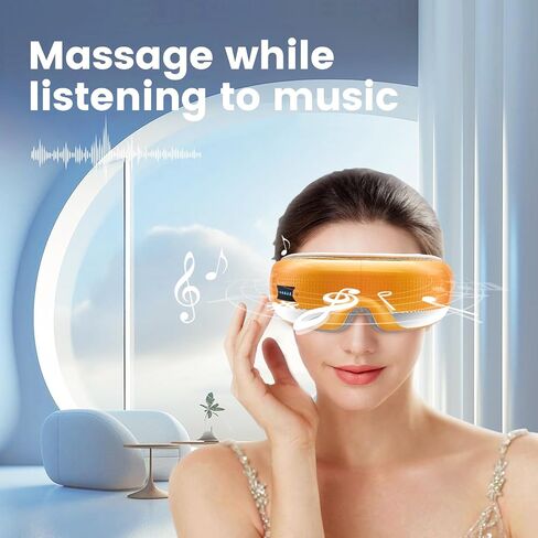 Eye Massager for He,Dry Eyes,Dack Circles and Puffiness. Eye Mask Massage with Heat.Migraine Relief Products.Valentines Day Gifts for Women Men Him Her in Saudi Arabia