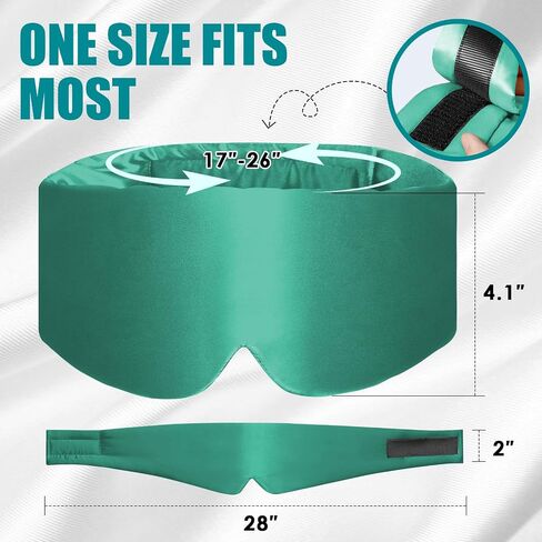 Heated Eye Mask for Dry Eyes - Ultra Soft Green Face Heating Pad, Fast-Heating Relief for Sinus Pressure, Tension Headache, Puffy Eyes & Fatigued Eye Area in Saudi Arabia