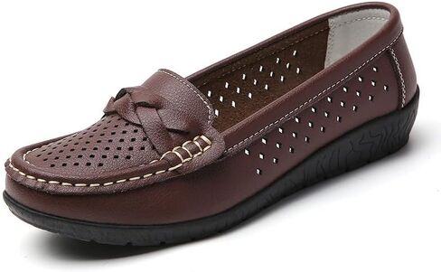 أحذية Penny Loafers النسائية غير القابلة للانزلاق - أحذية كاجوال للعمل قابلة للتنفس مريحة طوال اليوم أحذية قيادة مسطحة للعمل والمكتب والمشي غير الرسمي in Kuwait
