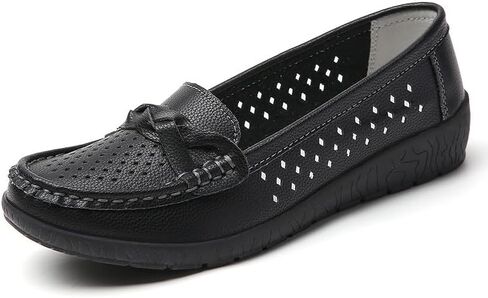 أحذية Penny Loafers النسائية غير القابلة للانزلاق - أحذية كاجوال للعمل قابلة للتنفس مريحة طوال اليوم أحذية قيادة مسطحة للعمل والمكتب والمشي غير الرسمي in Kuwait