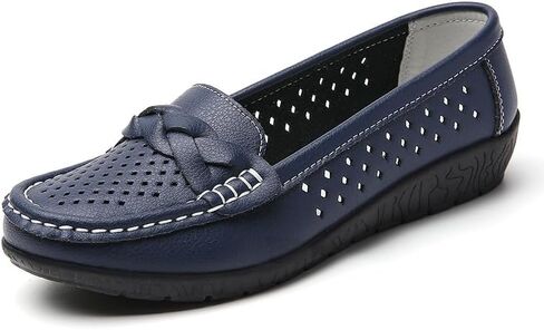 أحذية Penny Loafers النسائية غير القابلة للانزلاق - أحذية كاجوال للعمل قابلة للتنفس مريحة طوال اليوم أحذية قيادة مسطحة للعمل والمكتب والمشي غير الرسمي in Kuwait