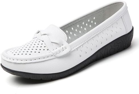 أحذية Penny Loafers النسائية غير القابلة للانزلاق - أحذية كاجوال للعمل قابلة للتنفس مريحة طوال اليوم أحذية قيادة مسطحة للعمل والمكتب والمشي غير الرسمي in Kuwait